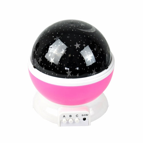 LED Night Star Sky Projector Light Lamp Rotating Starry Baby Room Kids